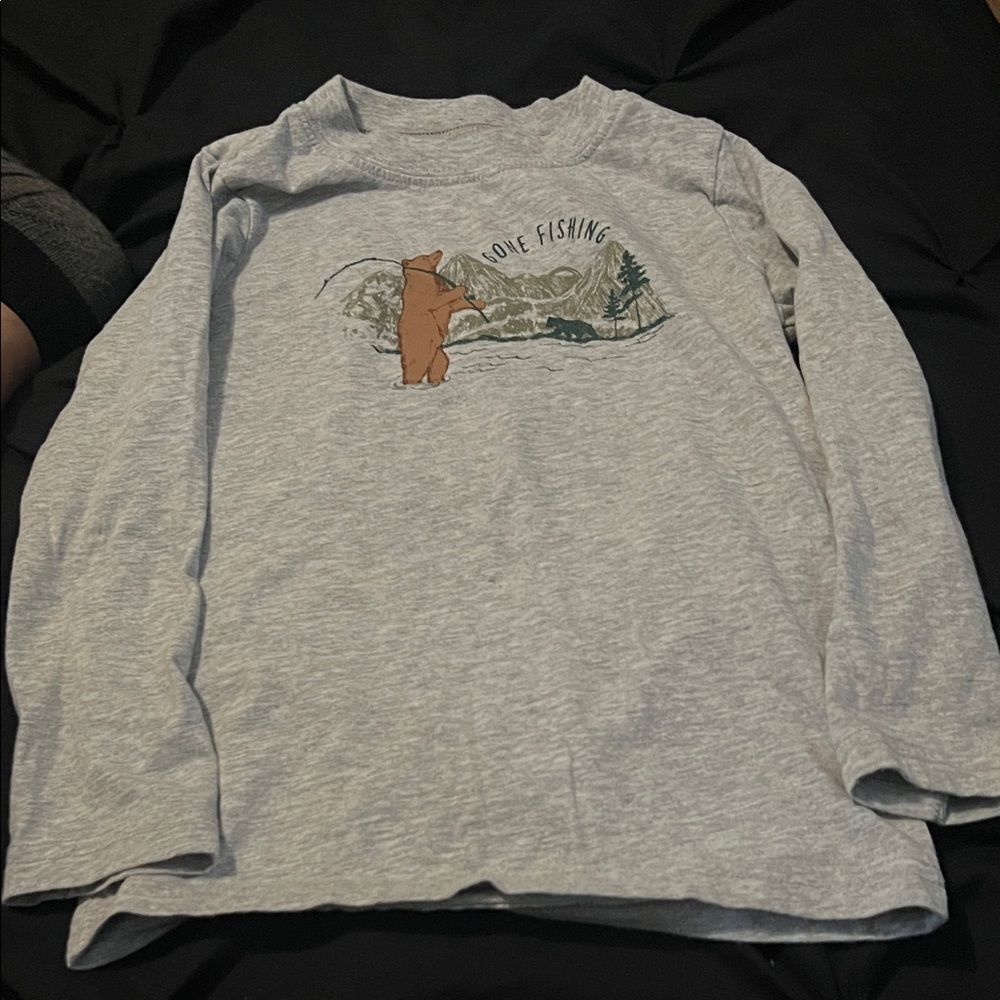 Carter's Heather Gray Long Sleeve Shirt